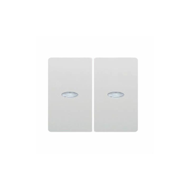 Tecla para interruptor, conmutador o cruzamiento BLANCA BJC IRIS 18705