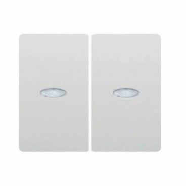 Tecla para interruptor, conmutador o cruzamiento BLANCA BJC IRIS 18705