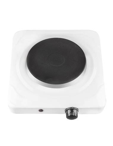 Hornillo eléctrico blanco 1 fuego 1000w küken