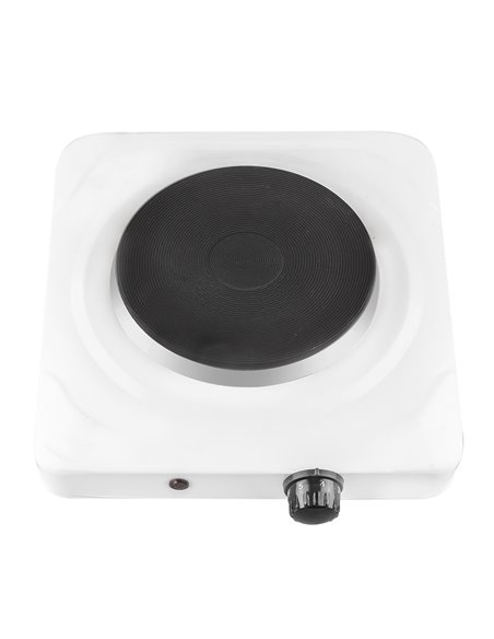 Hornillo Elec 1500w P/Bl Blanco Kuken