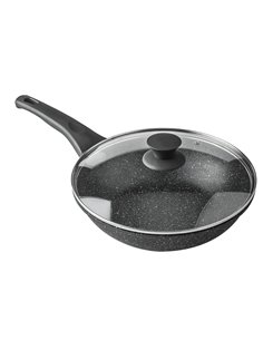 Wok Al Fund Piedra Black 28 Cm