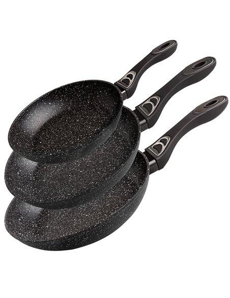 Conjunto de frigideiras de indução em mármore Supreme 3 peças