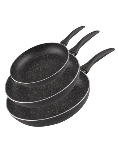 Sarten al. Piedra set 3pc