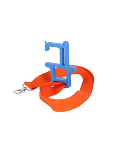 Touch-it antibacteriano + lanyard azul