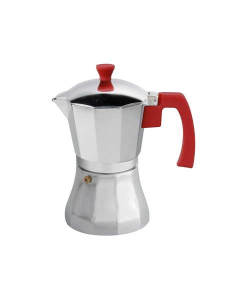 Cafetera Induccion Aluminio Gris 3tazas