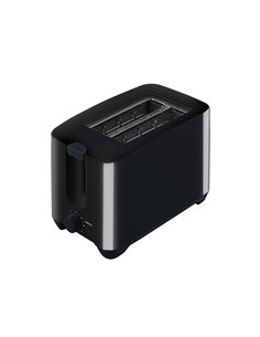 Tostadora plástico kuken 750w 2 ranuras negra