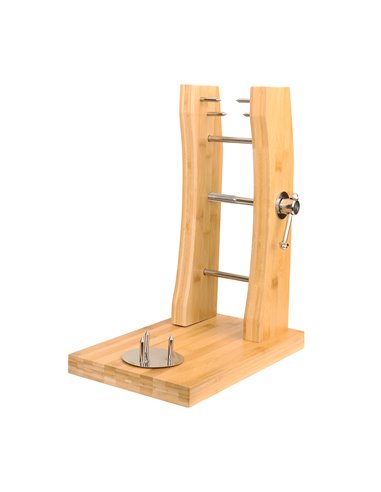 Jamonero modelo vertical bambú