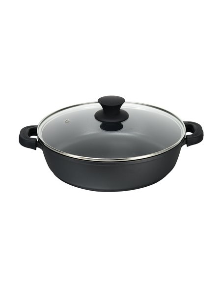 Cacerola Al Fund Xylan Black Baja 32cm