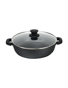 Cacerola baja aluminio fundido xylán black supreme 40cm