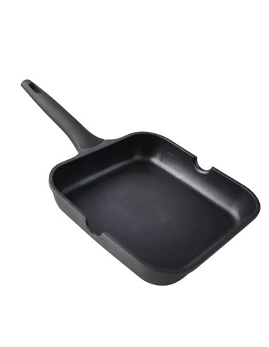 Grill aluminio fundido xylán liso mango fijo 24cm