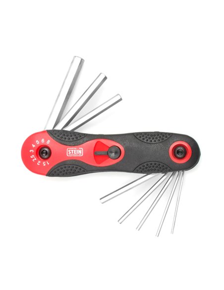Juego llave allen stein navaja cr-v 8 piezas