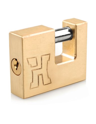 Candado latón handlock tipo "u" 90mm