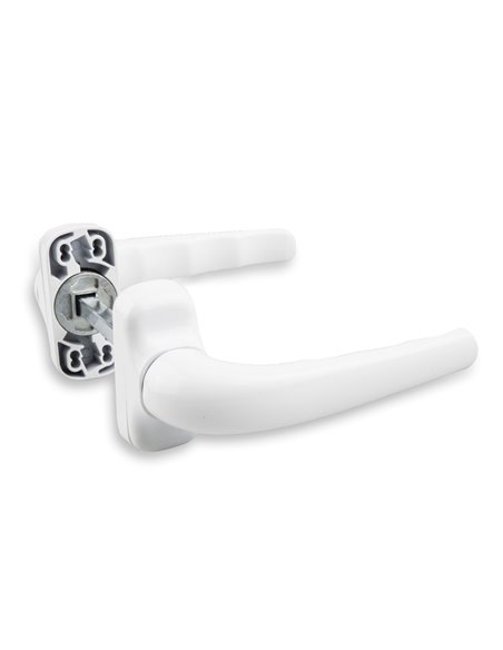 Manilla Aluminio Escudo ReV 66mm Blanca