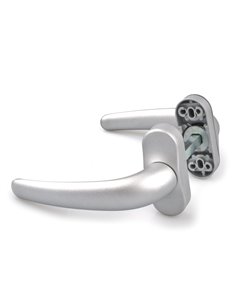 Manilla Aluminio Escudo ReV 66mm Plata