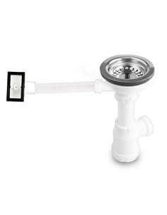 Válvula com transbordamento e sifão artic 1 1/2"