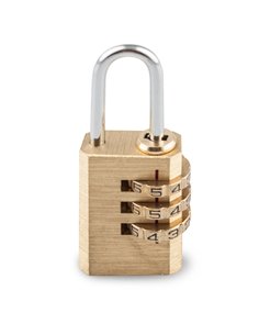 Candado combinación latón handlock 3 números 30mm