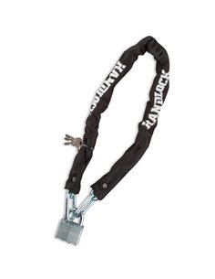 Candado moto handlock cadena forrada 8x900 mm