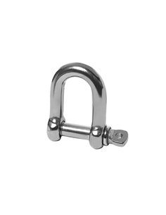 Grillete recto galvanizado inox 1/4"
