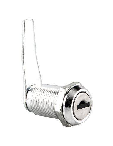 Cerradura Buzon Larga Recta Cromada