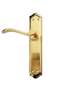 Manilla Zamak Placa CurVa 255 Oro Brillo