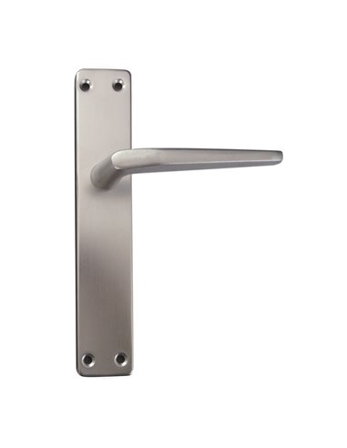 Manilla Aluminio Placa 220mm Cuadr 8mm