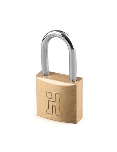 Cadeado de arco longo com alça de latão 50 mm igual