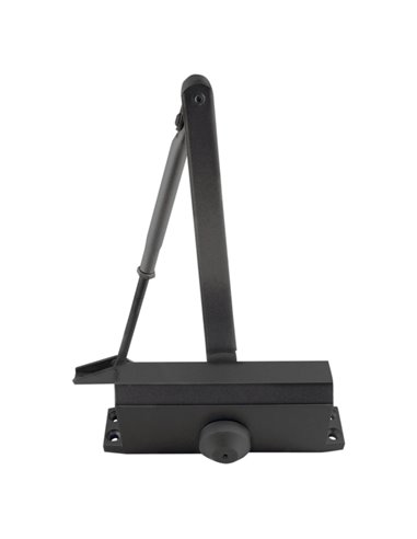 Cierrapuertas reversible negro handlock ds503 con retenedor