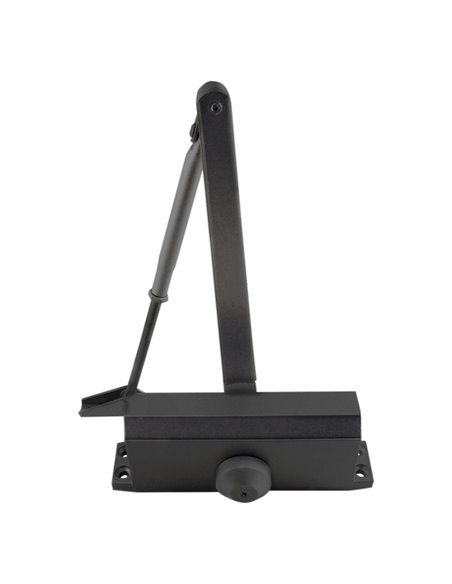 Cierrapuertas reversible negro handlock ds503 con retenedor