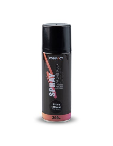 Pintura Spray 200ml Satin Negro