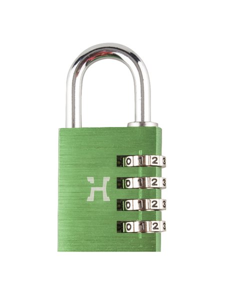 Candado Alum Comb Handlock 40mm 4n Verde