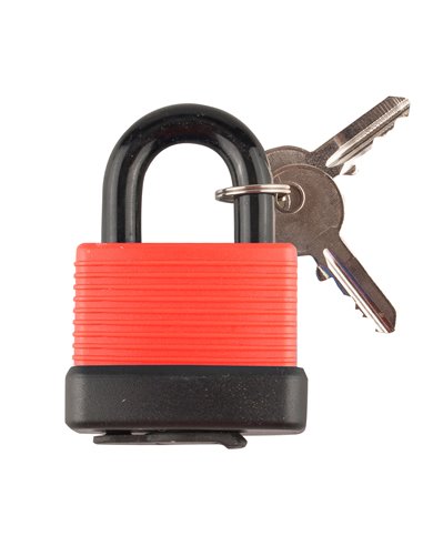 Cadeado meteorológico Handlock 40mm vermelho