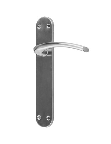 Manilla Zamak Placa CurVa 250 Mm Cr Mate