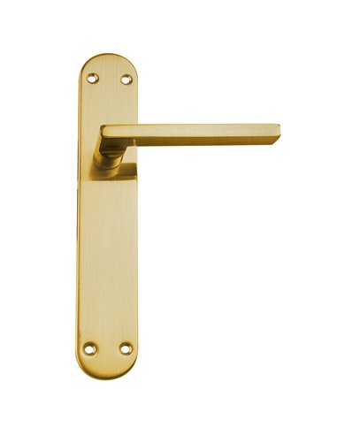 Manilla Zamak Placa Recta 250 Oro Mate
