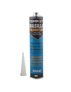 Masilla Poliuretano Flexible 300 Gris