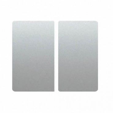Tecla doble interruptor o conmutador ALUMINIO MERCURIO BJC IRIS 18709-MA