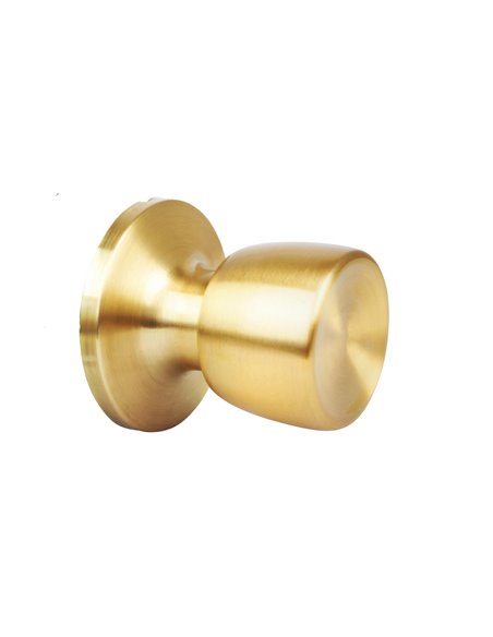 Pomo Tirador Puerta Tubular Laton Mate