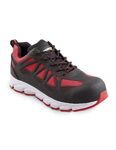 Sapato de segurança Workfit arrow s1p src vermelho nº47
