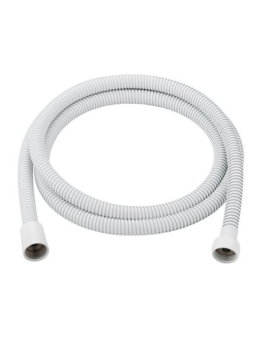 Flexo ducha inoxidable 1,8m blanco artic