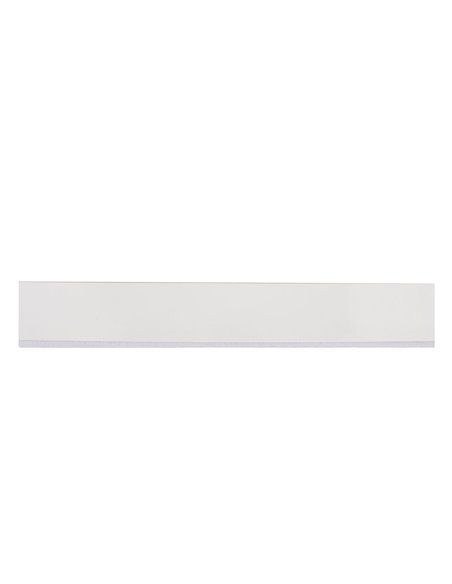 Burlete adhesivo pvc flexible 1m x 38mm blanco