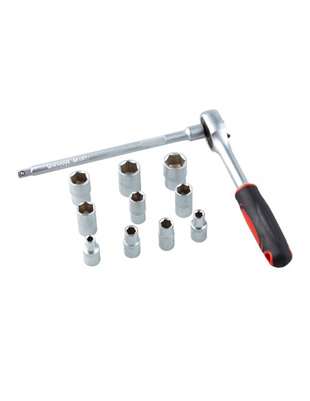 Juego llave carraca stein cromo vanadio 12 piezas