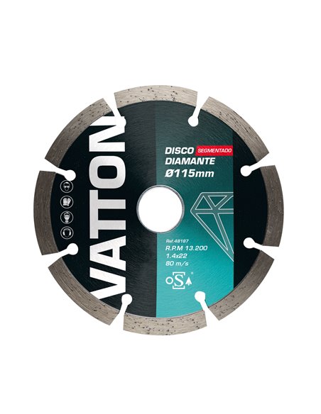 Disco Vatton Osa Diamante Seg 115mm