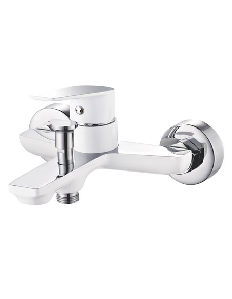 Monomando bañera blanco artic