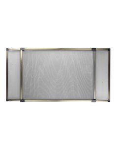 Mosquitera ventana fija extensible 70-135x50cm bronce