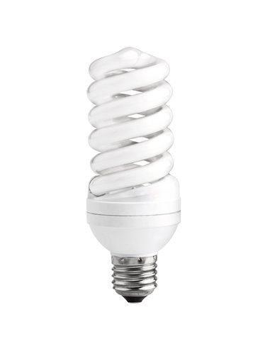 Bombilla bajo consumo matel espiral micro e27 35w cálida
