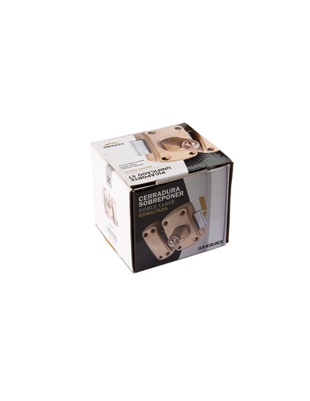Cerradura Sobrep Esma Doble LlaVe Hand