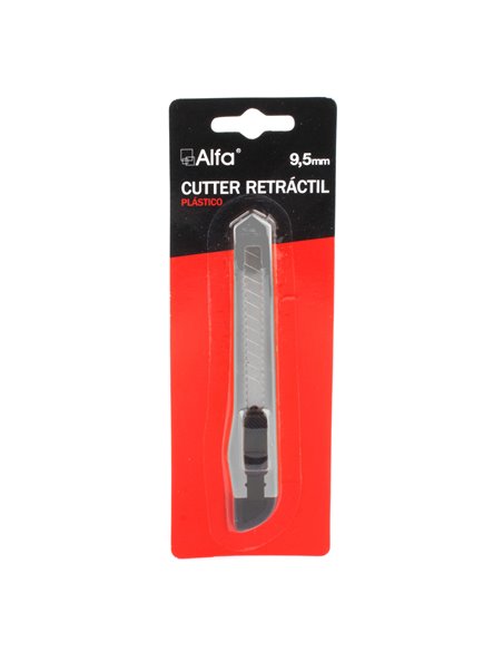 Cutter retráctil 122 stein plástico 9,5 mm