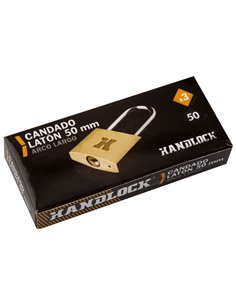 Cadeado de arco longo com alça de latão 50mm 2