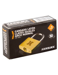 Candado Laton Handlock A/N 30 Ll/Ig 2