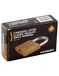 Candado Laton Handlock A/N 40 Ll/Ig 2