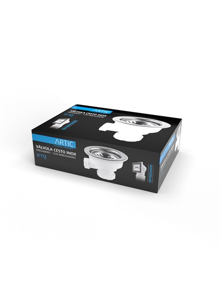 Válvula de pia Artic com transbordamento 1 1/2"